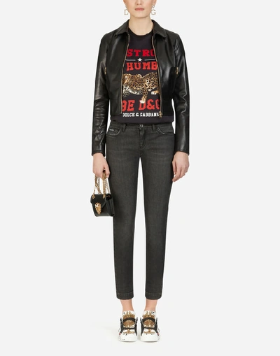 Shop Dolce & Gabbana Pretty-fit Jeans In Stretch Denim