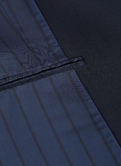 Shop Monse Lining Panel Asymmetric Drape Wool Blazer Vest
