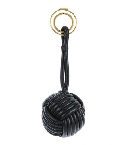 Shop Balenciaga Key Ring In Black