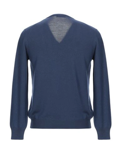 Shop Gran Sasso Sweaters In Dark Blue