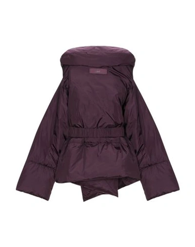 Shop Add Down Jacket In Deep Purple