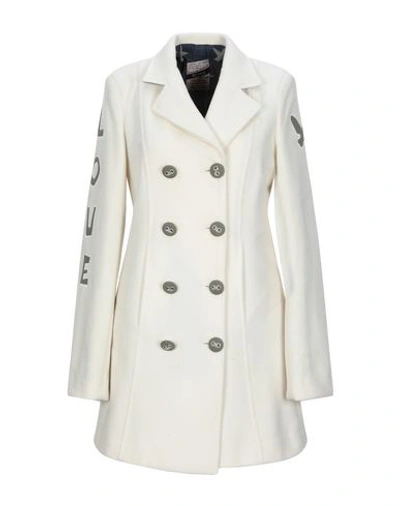 Shop History Repeats Coat In Beige