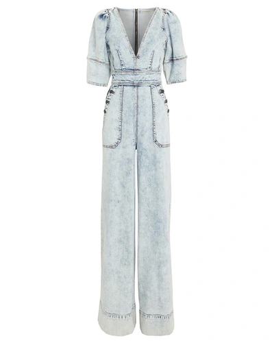 Shop Ulla Johnson Jasper Denim Jumpsuit