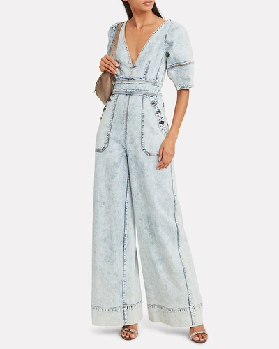 Shop Ulla Johnson Jasper Denim Jumpsuit