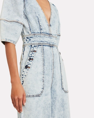 Shop Ulla Johnson Jasper Denim Jumpsuit