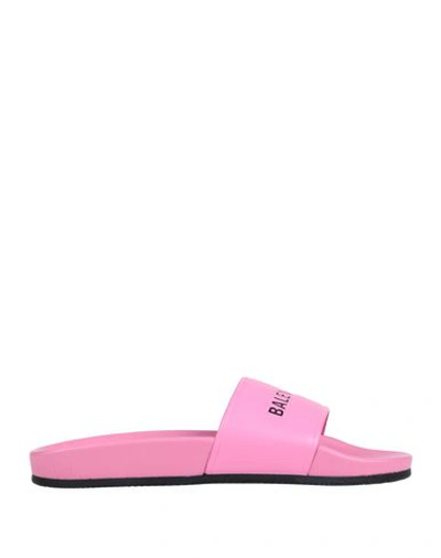 Shop Balenciaga Sandals In Pink