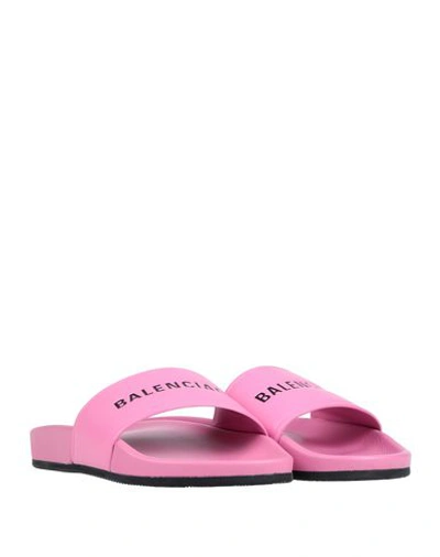 Shop Balenciaga Sandals In Pink