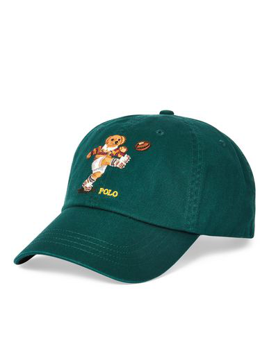 dark green polo hat