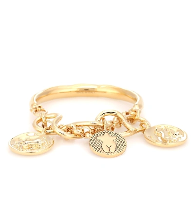 Shop Chloé Emoji Brass Bracelet In Metallic