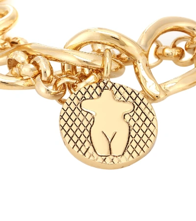 Shop Chloé Emoji Brass Bracelet In Metallic