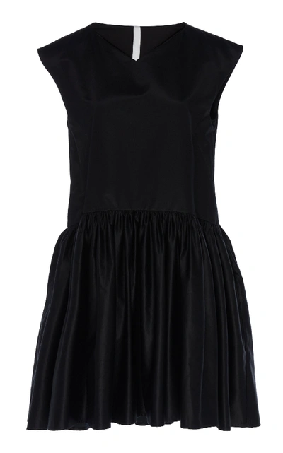 Shop Merlette Estreta Peplum Mini Dress In Black