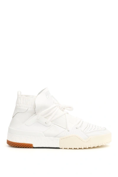 Shop Adidas Originals By Alexander Wang Aw Bball Sneakers In White (white)