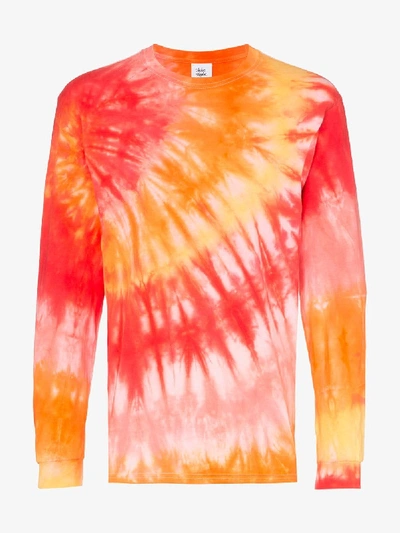 Shop Stain Shade Tie-dye Cotton Sweatshirt In Multicolour