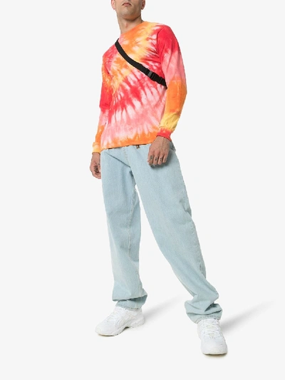 Shop Stain Shade Tie-dye Cotton Sweatshirt In Multicolour