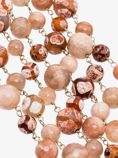 Shop Rosantica Pink Beaded Loop Necklace
