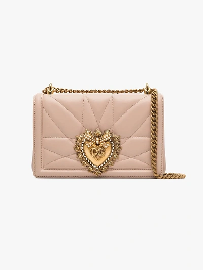 Shop Dolce & Gabbana Pink Devotion Cross Body Bag