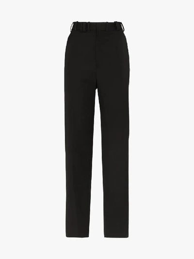 Shop Y/project High Waist Tailored Trousers In Black