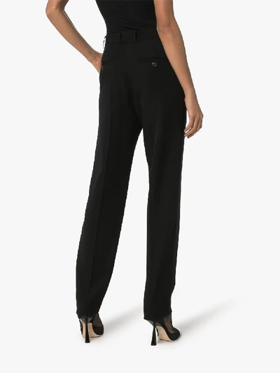 Shop Y/project High Waist Tailored Trousers In Black