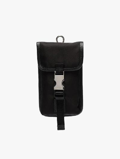Shop Prada Black Buckled Iphone Case