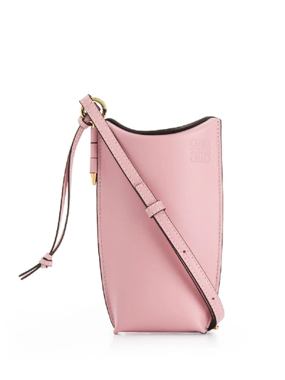 Shop Loewe Mini Bucket Crossbody Bag - Pink