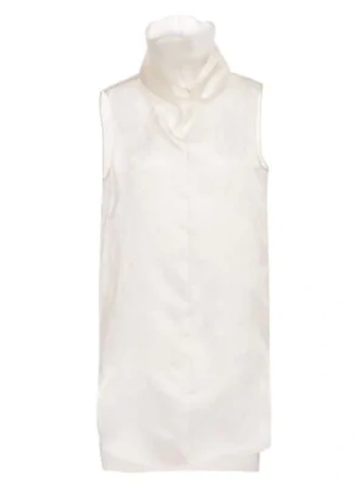 Shop The Row Women's Mora Sleeveless Silk Top In White