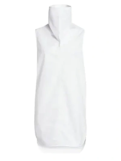 Shop The Row Almora Sleeveless Cotton Top In White