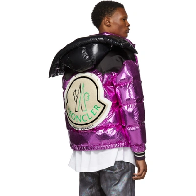 Moncler Genius 8 Moncler Palm Angels Pink Down Tim Jacket | ModeSens