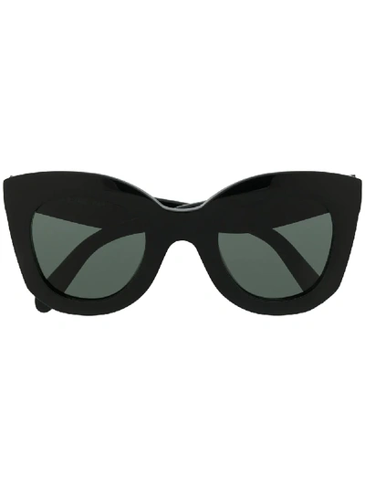 Shop Celine Butterfly Sunglasses In Black