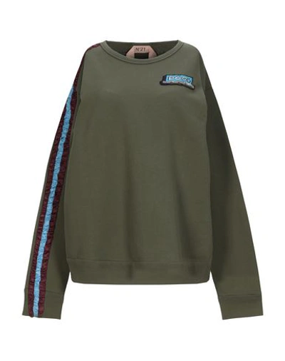 Shop N°21 Sweatshirt In Military Green