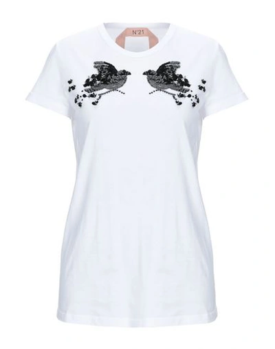 Shop N°21 T-shirts In White