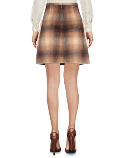 Shop N°21 Mini Skirt In Camel