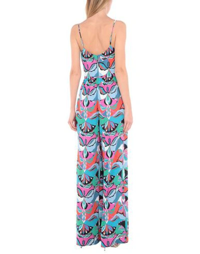 Shop Emilio Pucci Jumpsuit/one Piece In Turquoise