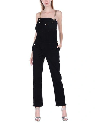 Shop Balmain Overalls In Black