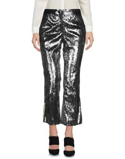 Shop N°21 Cropped Pants & Culottes In Lead