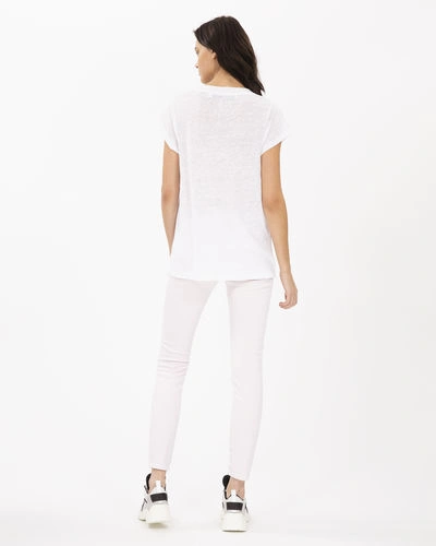 Shop Iro Palmy T-shirt In White