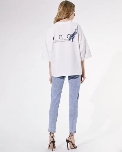 Shop Iro Vivid T-shirt In White