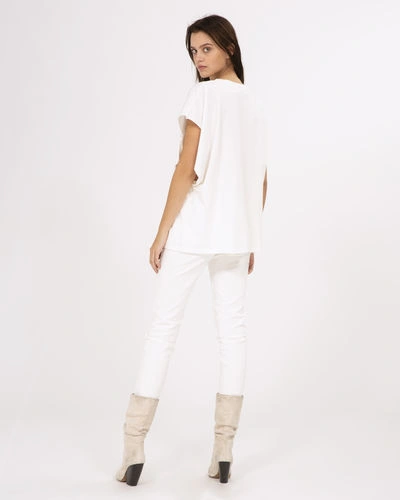 Shop Iro Vulpine T-shirt In White