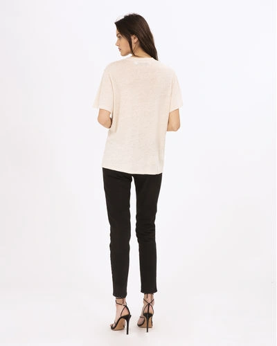 Shop Iro Jahal T-shirt In Sand White