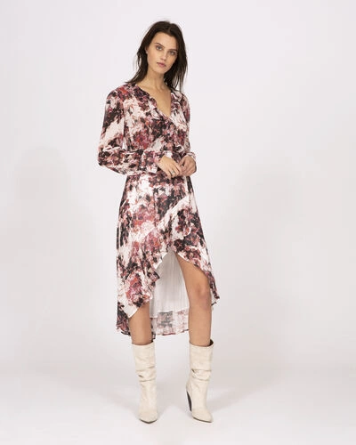 Shop Iro Garden Dress In Ecru