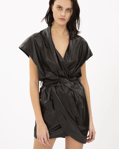 Shop Iro Manda Dress In Black