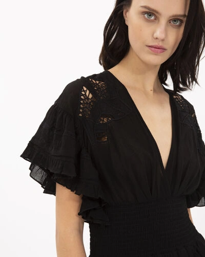 Shop Iro Mapple Dress In Black