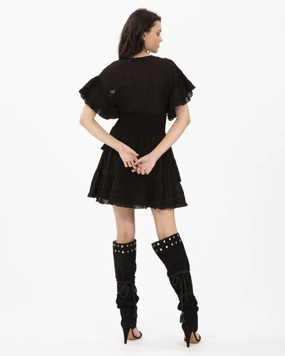 Shop Iro Mapple Dress In Black