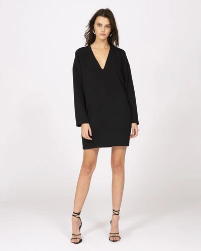 Shop Iro Supple Dress In Black