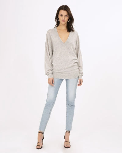 Shop Iro Haywire Sweater In Light Grey
