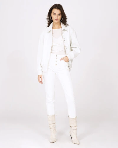 Shop Iro Startling Jacket In White
