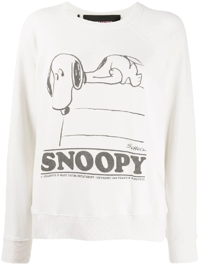 Shop Marc Jacobs Snoopy Sweatshirt - White