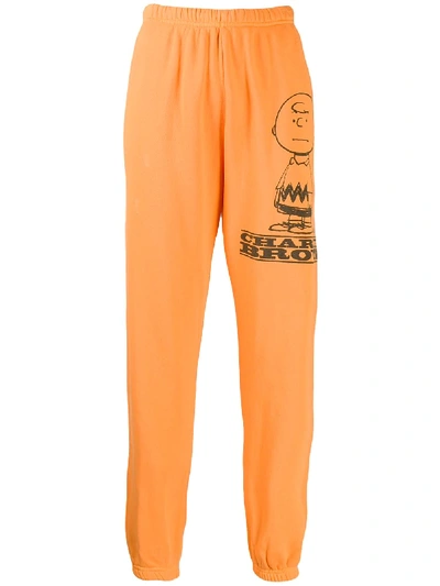 Shop Marc Jacobs Jogginghose Mit Print - Orange
