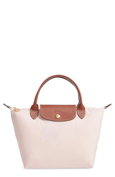 Shop Longchamp 'mini Le Pliage' Handbag - Pink In Pink Ice