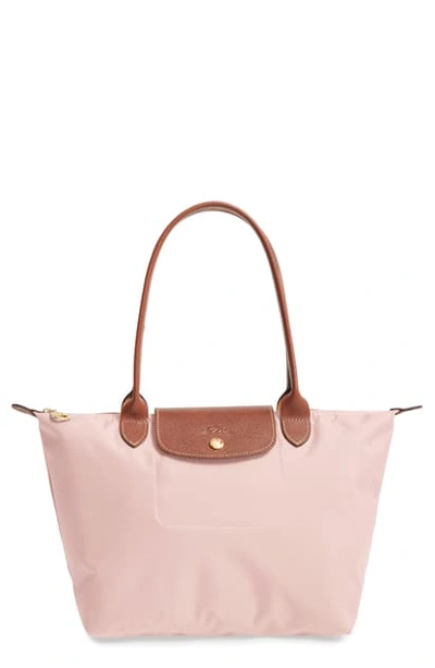 Shop Longchamp 'small Le Pliage' Shoulder Tote - Pink In Pink Ice