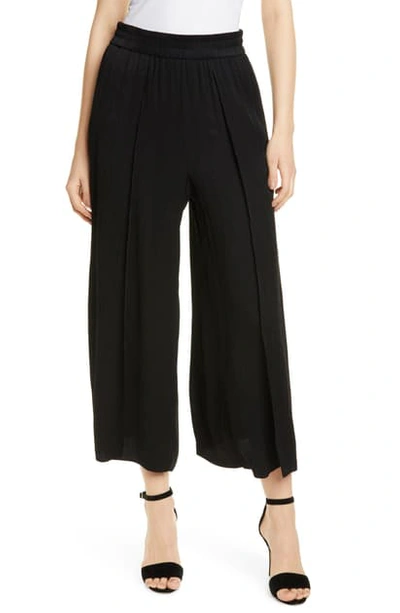 Shop Alice And Olivia Elba Wide Leg Ankle Pants In Black